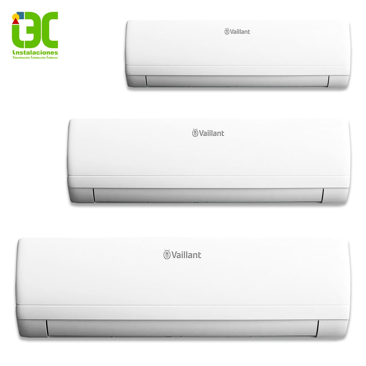 Aire Acondicionado 3×1 Vaillant VAM1-080A4NO (U.Ext.) + climaVAIR Pro VAIB1-025WN (U.Int.) (x2) + climaVAIR Pro VAIB1-035WN (U.Int.) (WiFI inc)