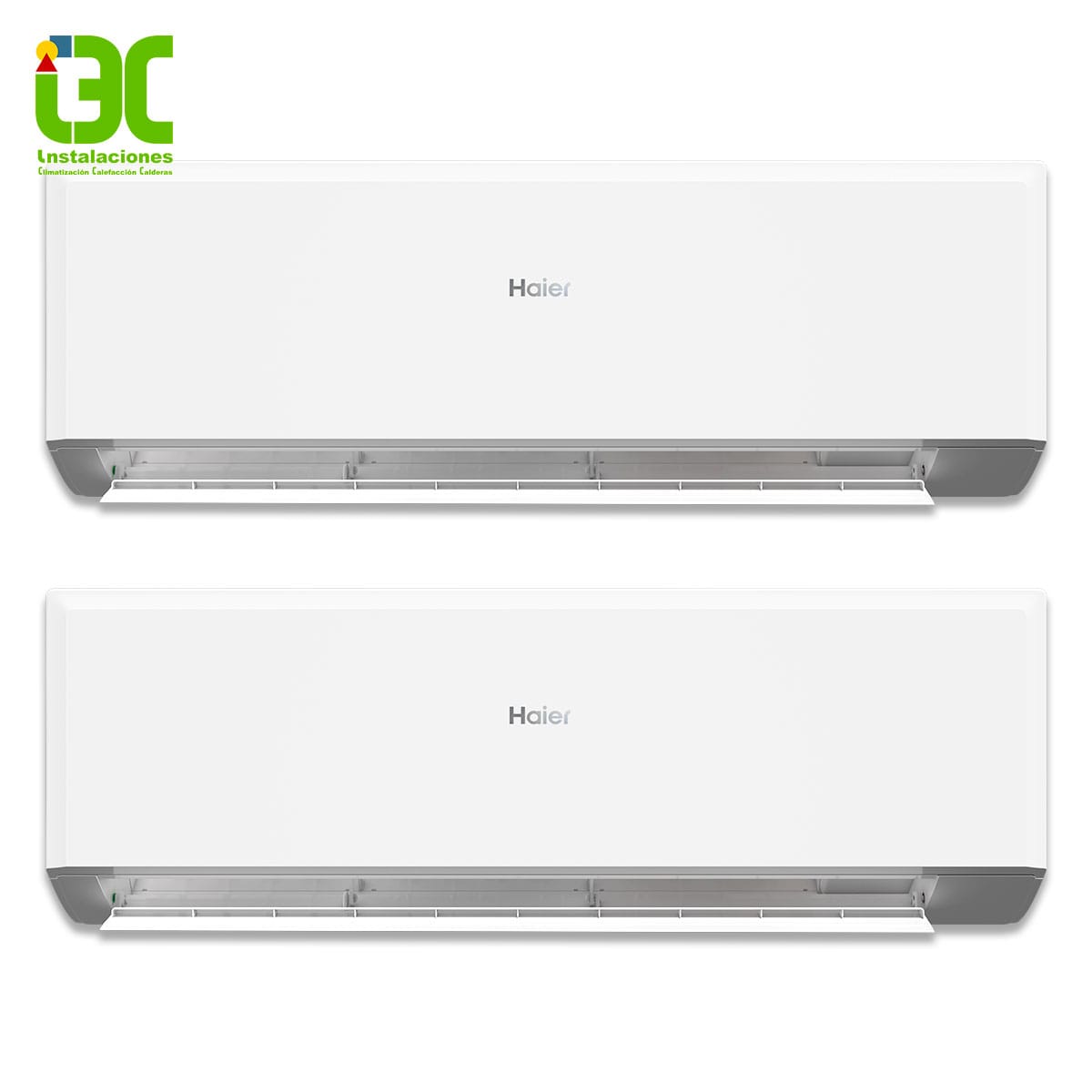 Aire Acondicionado 2x1 Haier 2U50S (U.Ext.) + GEOS R Plus AS25R + GEOS R Plus AS35R (WiFI incluido)